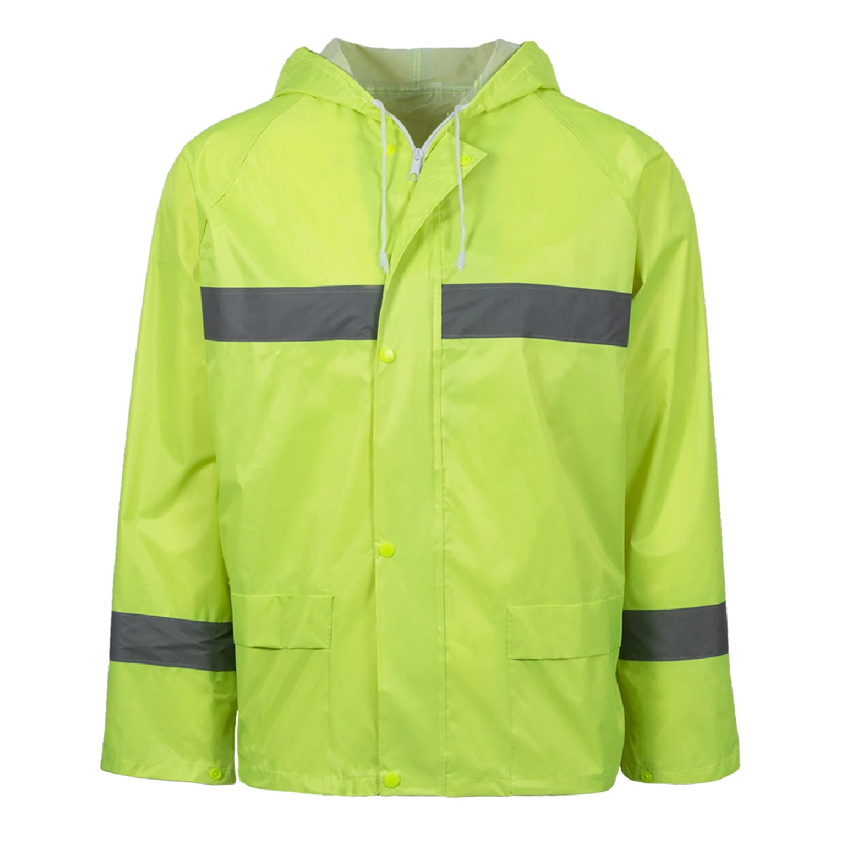 HiViz All Weather Jacket Lime & Navy